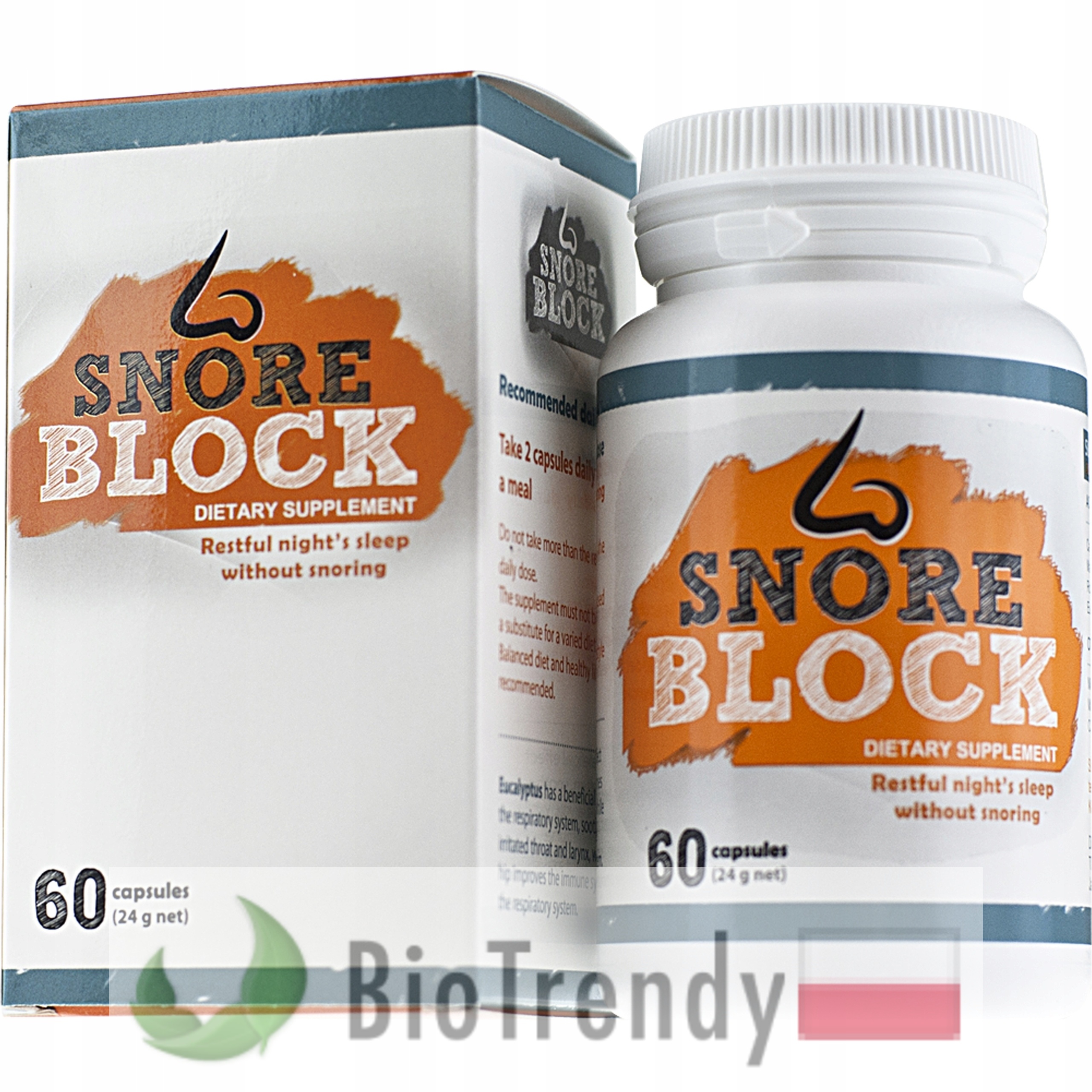 SnoreBlock - tabletki na chrapanie - BioTrendy