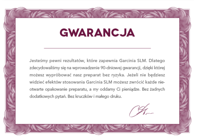 Garcinia SLM – tabletki na odchudzanie