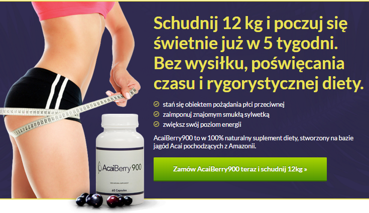 AcaiBerry 900 - tabletki na odchudzanie