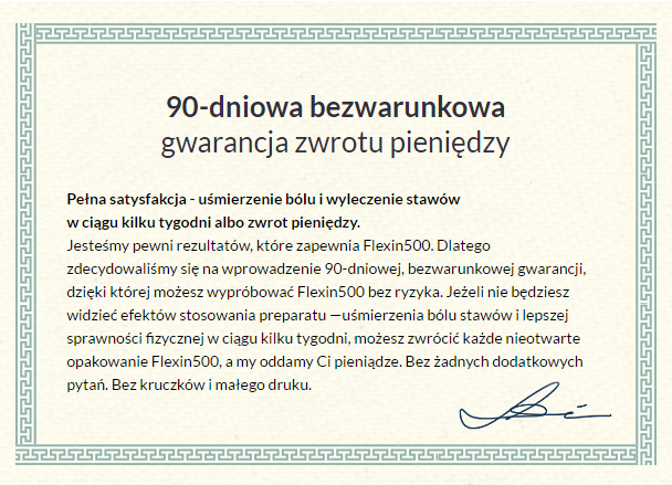 Flexin500 - tabletki na stawy