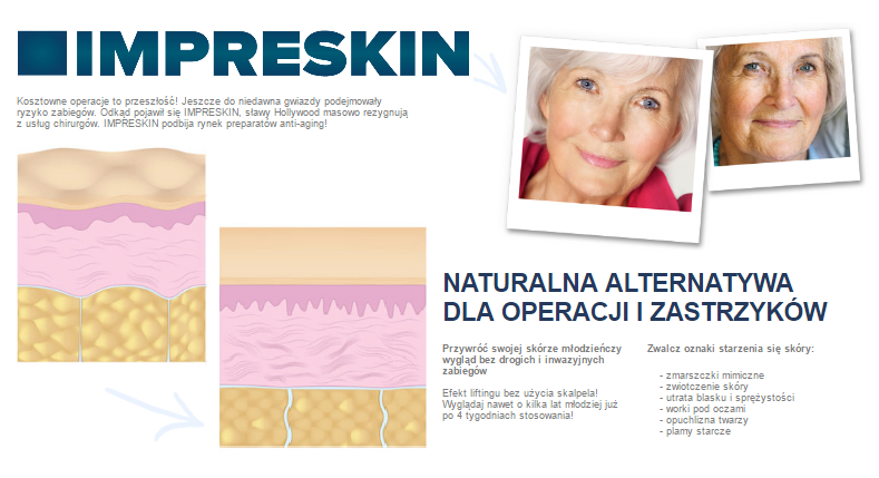 Impreskin - tabletki na zmarszczki