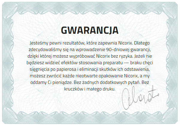 Nicorix – tabletki na rzucenie palenia