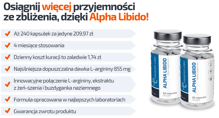 Alpha Libido Prosper Labs - tabletki na potencję