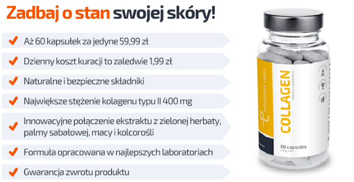 Collagen Prosper Labs - tabletki na zmarszczki