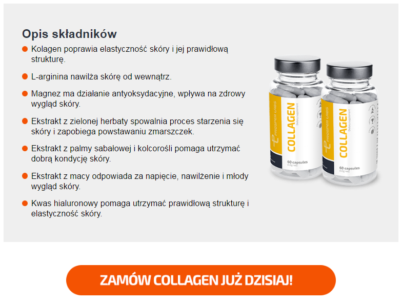 Collagen Prosper Labs - tabletki na zmarszczki