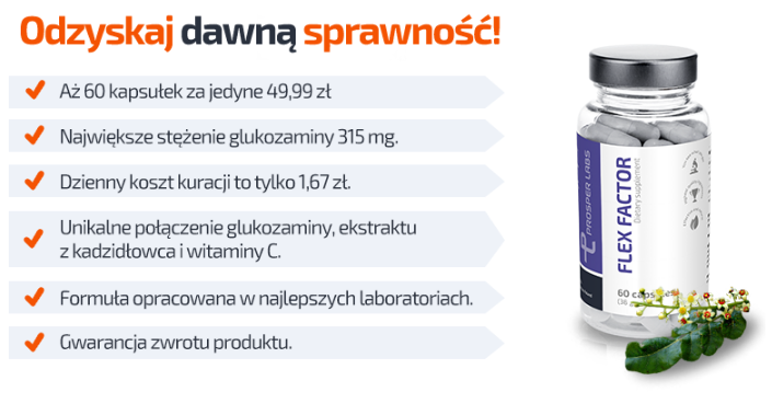 Flex Factor Prosper Labs - tabletki na stawy