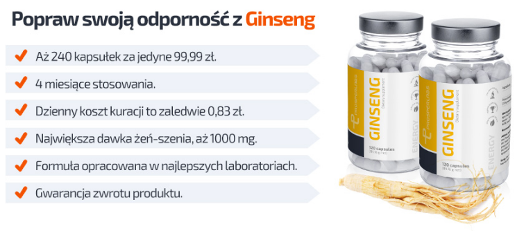 Korean Ginseng Prosper Labs - tabletki na potencję