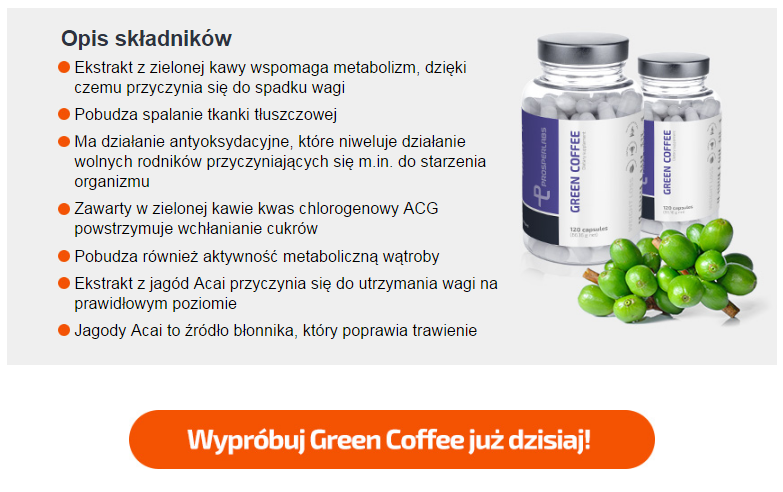 Green Coffee Prosper Labs - tabletki na odchudzanie