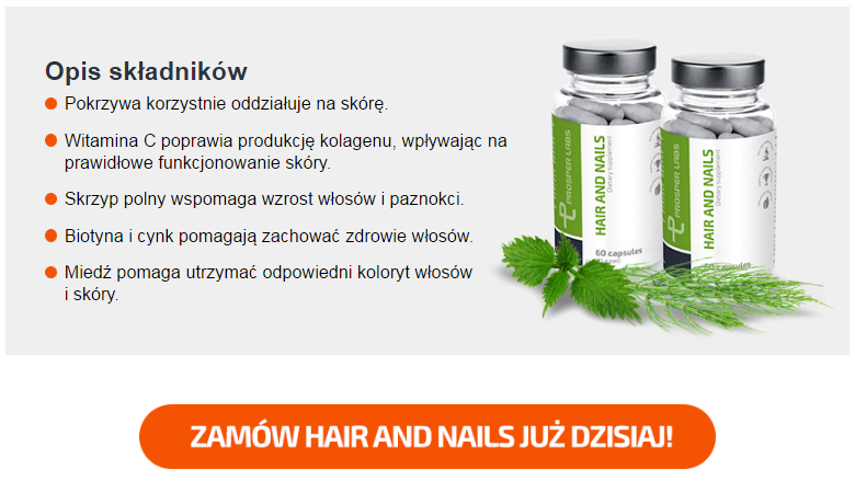 Hair and Nails Prosper Labs - tabletki na włosy i paznokcie