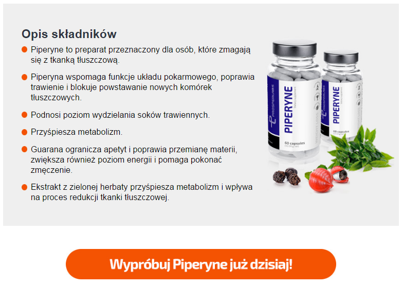 Piperine Prosper Labs - tabletki na odchudzanie