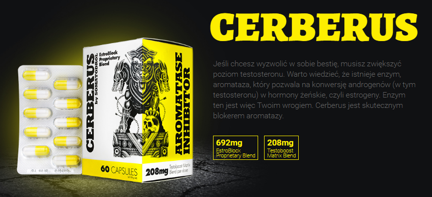 Cerberus - tabletki na przyrost masy mięśniowej