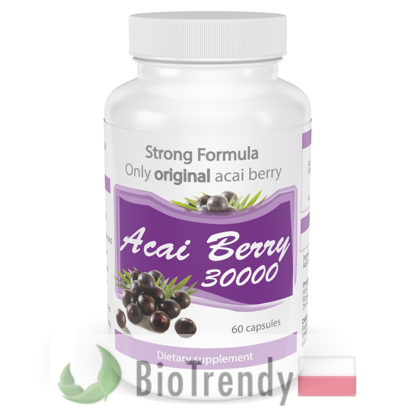 BioTrendy - Acai Berry 30000 PL - tabletki na odchudzanie - tabletki odchudzajace