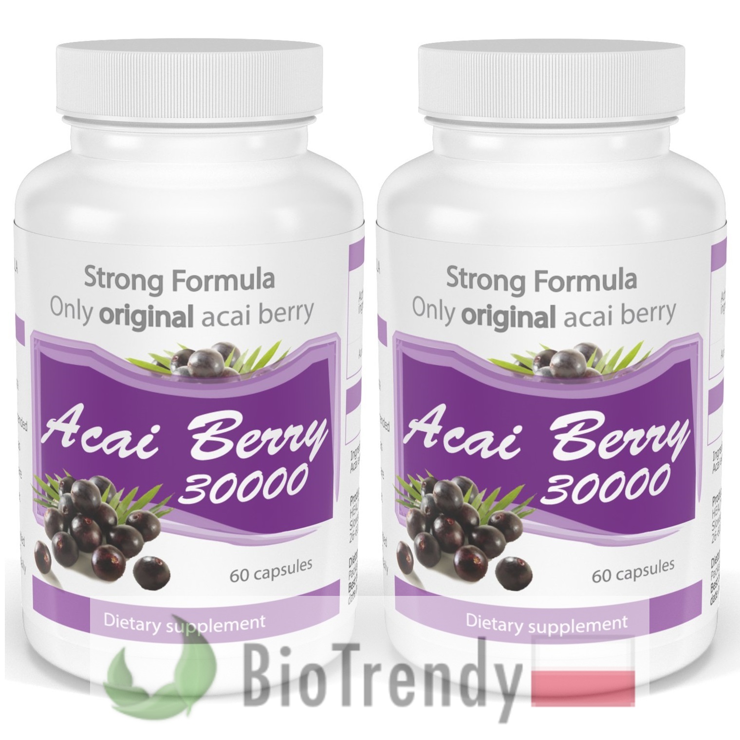 BioTrendy - Acai Berry 30000 PL - tabletki na odchudzanie - tabletki odchudzajace
