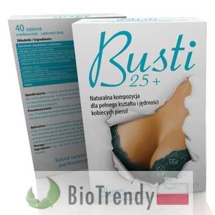 BioTrendy - Busti 25+ PL - tabletki na powiększanie piersi - tabletki na powiększanie biustu
