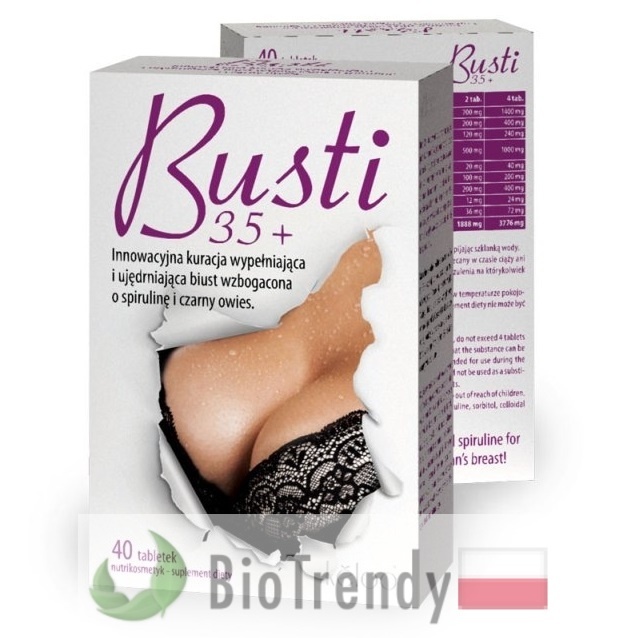 BioTrendy - Busti 35+ PL - tabletki na powiększanie piersi - tabletki na powiększanie biustu
