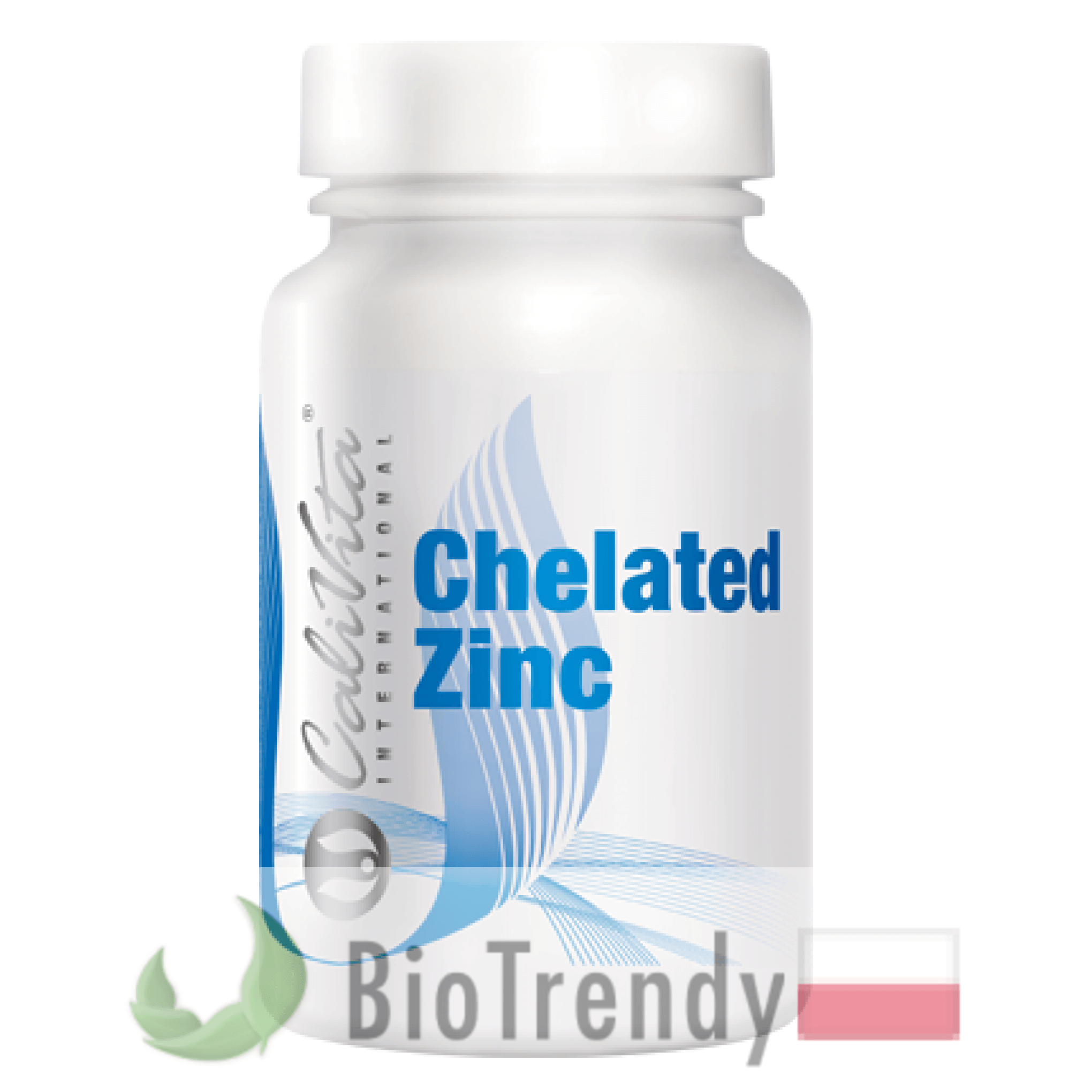 BioTrendy - CaliVita Chelated Zinc PL - tabletki z witaminami – tabletki z mineralami