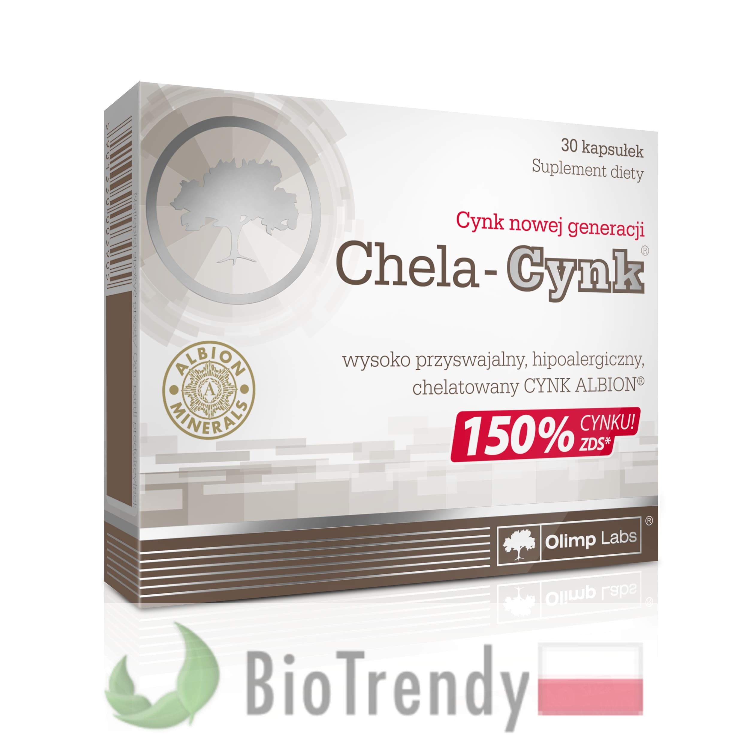 BioTrendy - Chela-Cynk PL - tabletki z witaminami – tabletki z mineralami