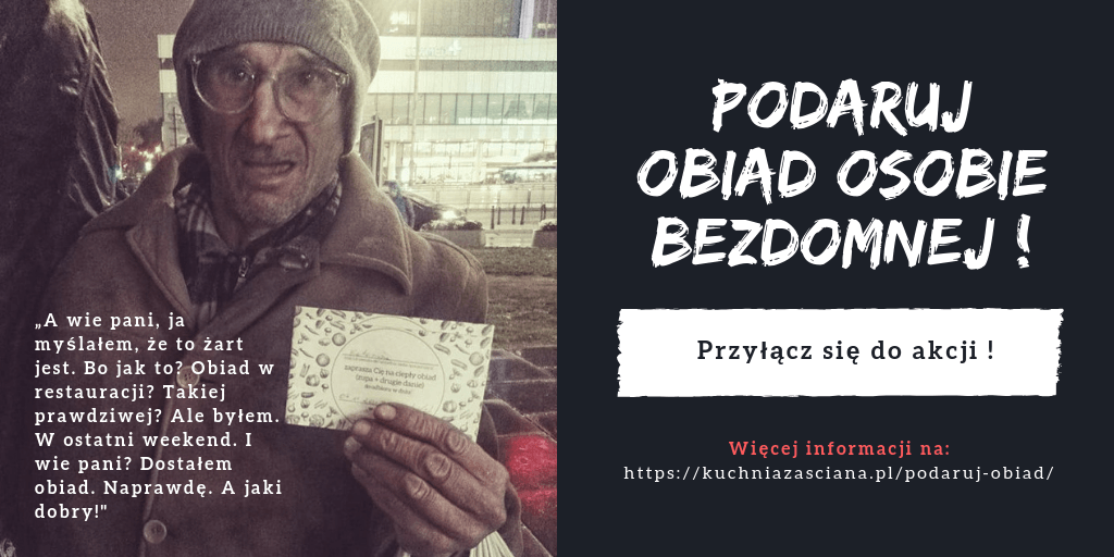 BioTrendy - Kuchnia za ścianą - podaruj obiad osobie bezdomnej