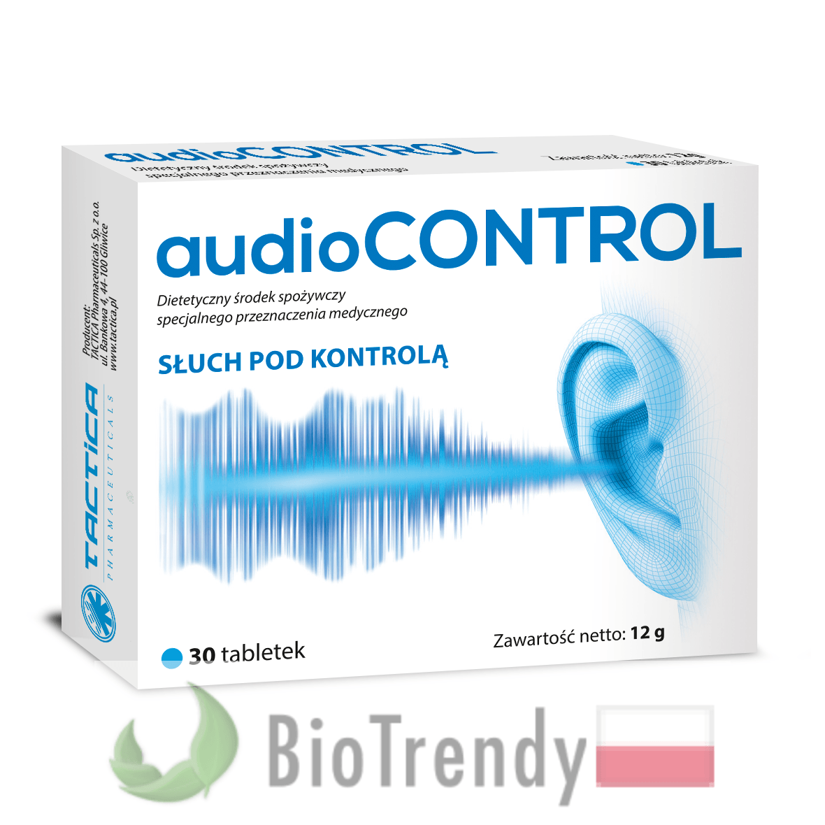 BioTrendy - Audiocontrol PL - tabletki na słuch - tabletki na szumy uszne