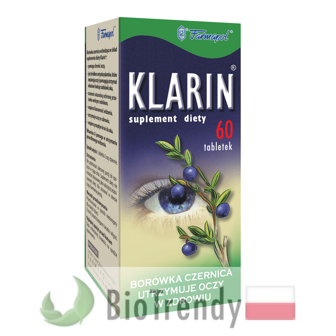 BioTrendy - Klarin PL - tabletki na oczy - tabletki na wzrok