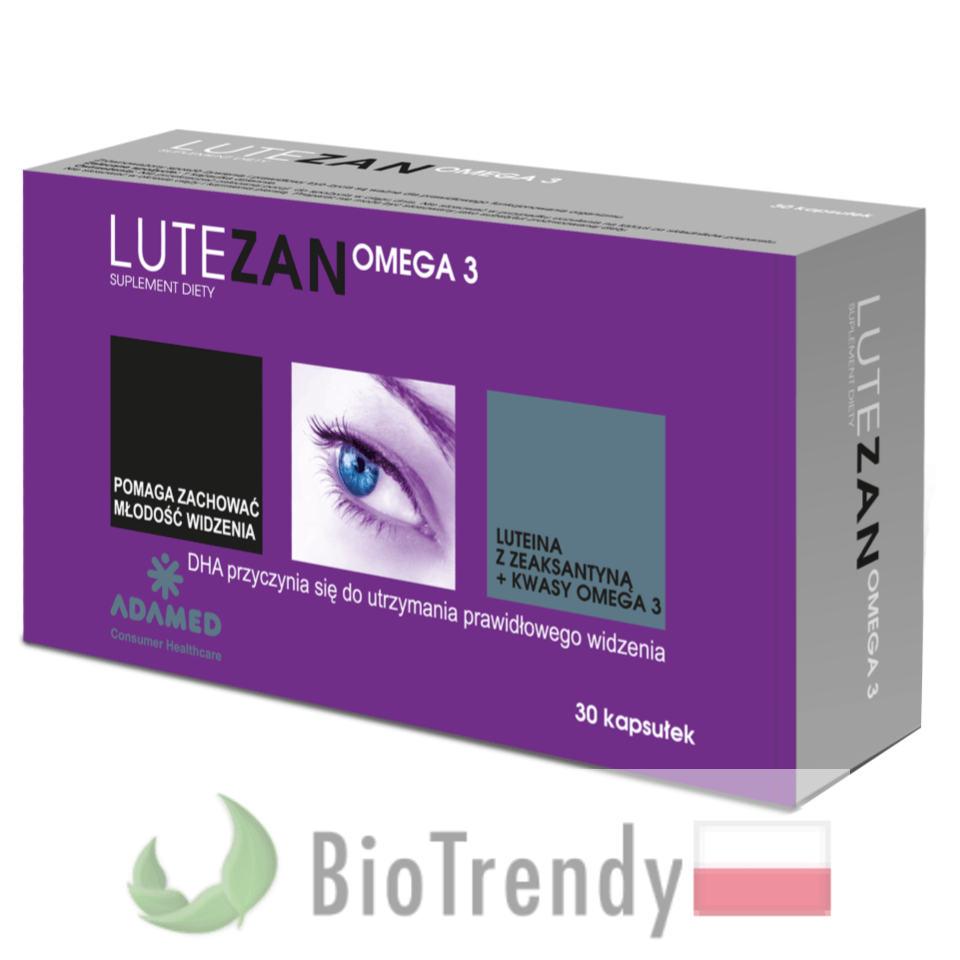 BioTrendy - Lutezan Omega 3 PL - tabletki na oczy - tabletki na wzrok