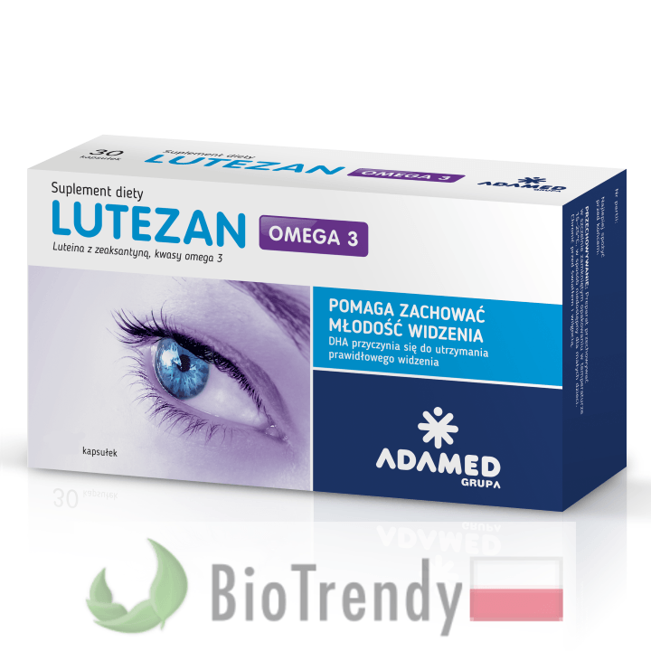 BioTrendy - Lutezan Omega 3 PL - tabletki na oczy - tabletki na wzrok
