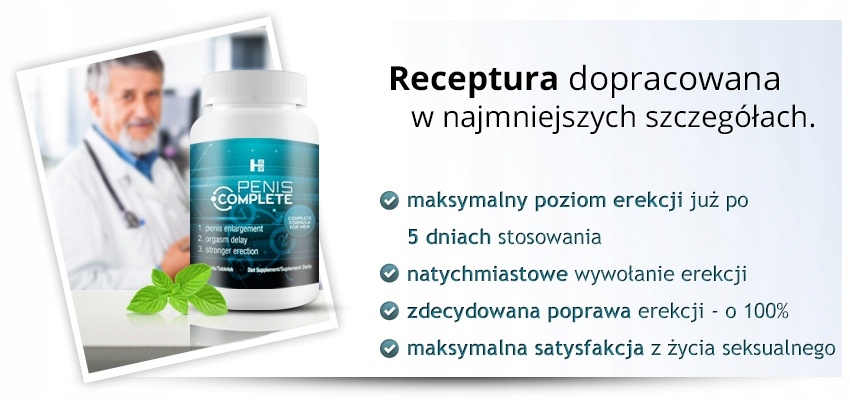 Penis Complete - tabletki na powiększanie penisa