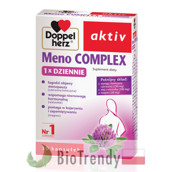 BioTrendy - Doppelherz Aktiv Meno Complex PL - tabletki na libido u kobiet - tabletki na potencje dla kobiet