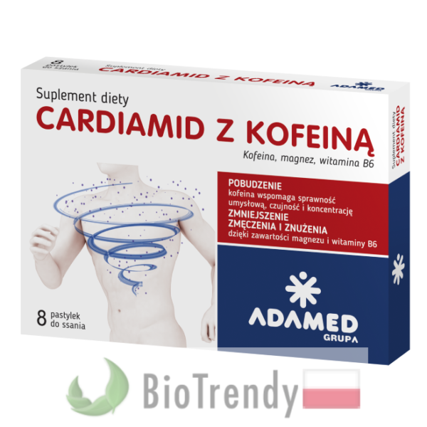 BioTrendy - Cardiamid PL - tabletki na koncentracje – tabletki na pamiec