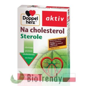 BioTrendy - Doppelherz aktiv Na cholesterol PL - tabletki na cholesterol - tabletki obnizajace cholesterol