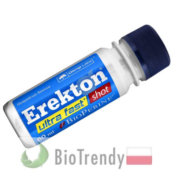 BioTrendy - Erekton Ultra Fast Shot PL - tabletki na erekcje – tabletki na potencje