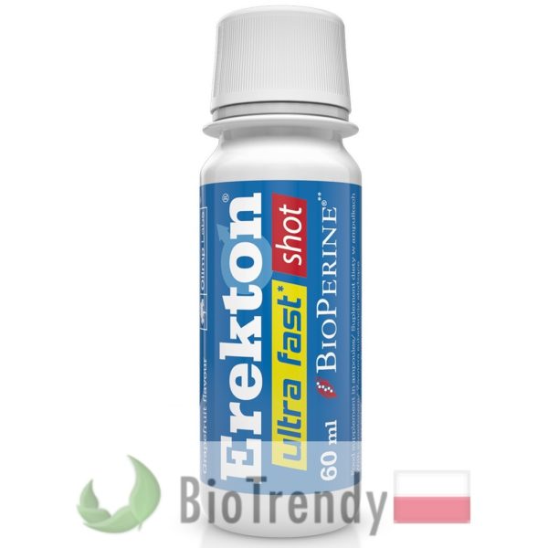 BioTrendy - Erekton Ultra Fast Shot PL - tabletki na erekcje – tabletki na potencje