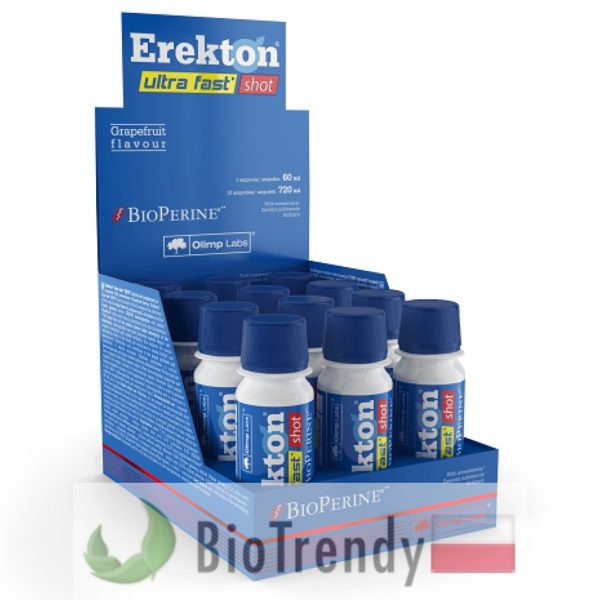BioTrendy - Erekton Ultra Fast Shot PL - tabletki na erekcje – tabletki na potencje