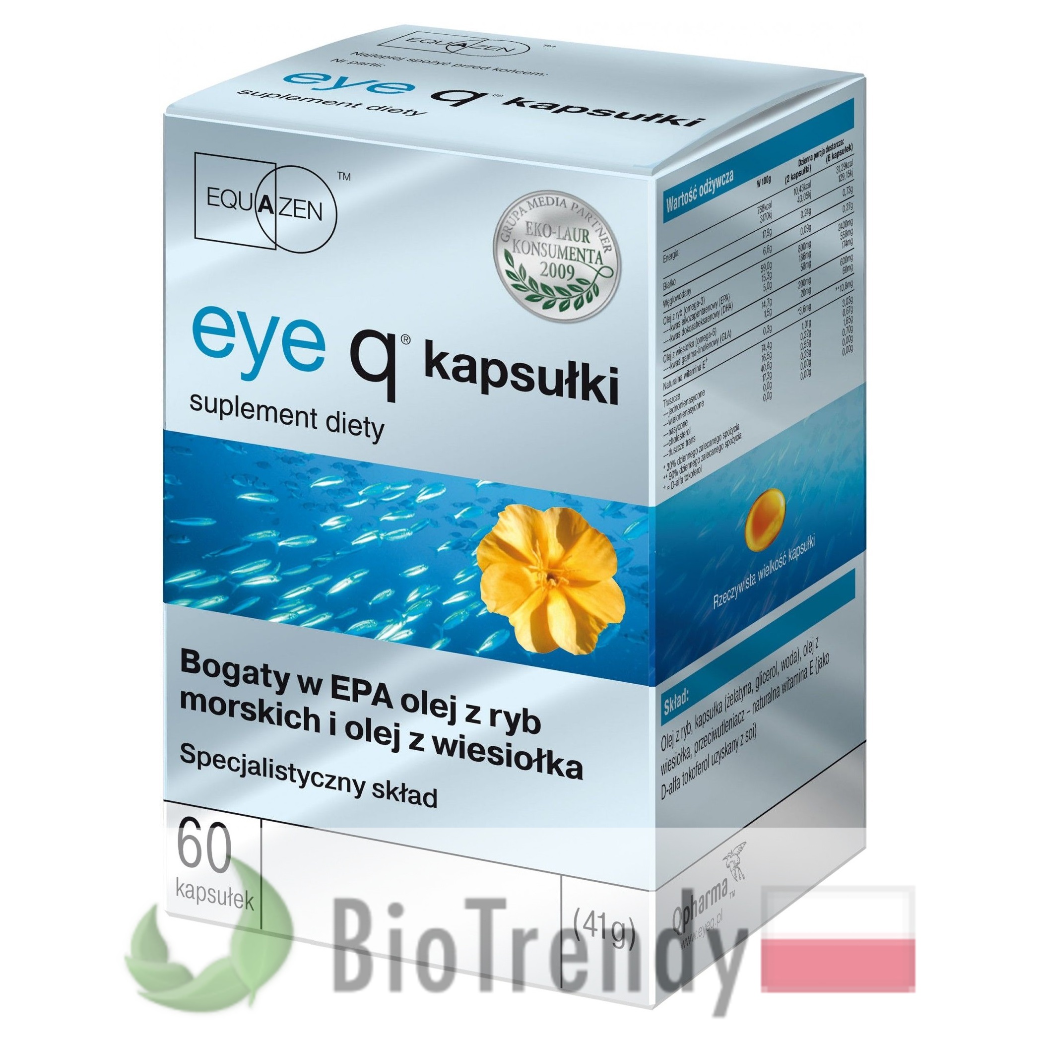 Eye Q - nienasycone kwasy tłuszczowe - BioTrendy