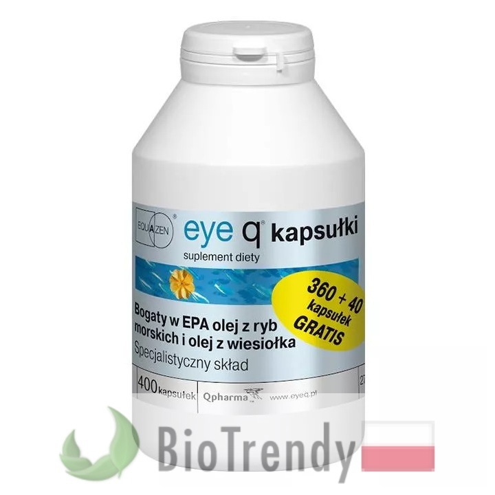 BioTrendy - Eye Q PL - nienasycone kwasy tłuszczowe - kwasy tłuszczowe omega 3 BioTrendy - Eye Q PL - nienasycone kwasy tłuszczowe - kwasy tłuszczowe omega 3