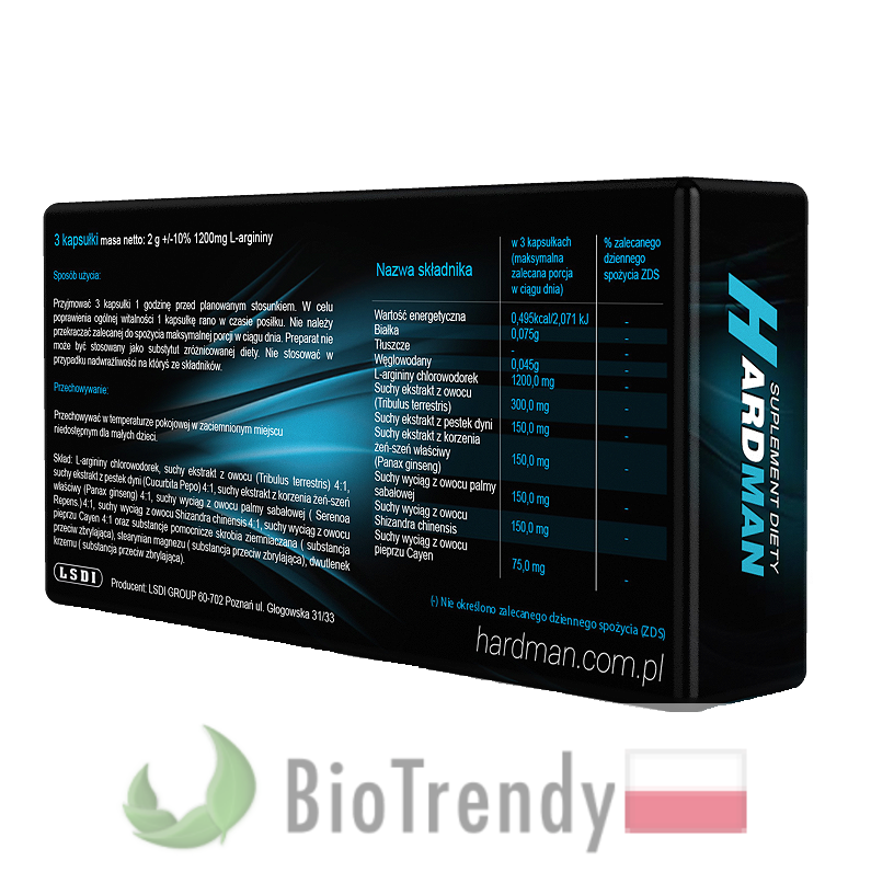 BioTrendy - HardMan PL - tabletki na erekcje – tabletki na potencje BioTrendy - HardMan PL - tabletki na erekcje – tabletki na potencje