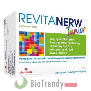 BioTrendy - Revitanerw junior PL - tabletki na koncentracje – tabletki na pamiec