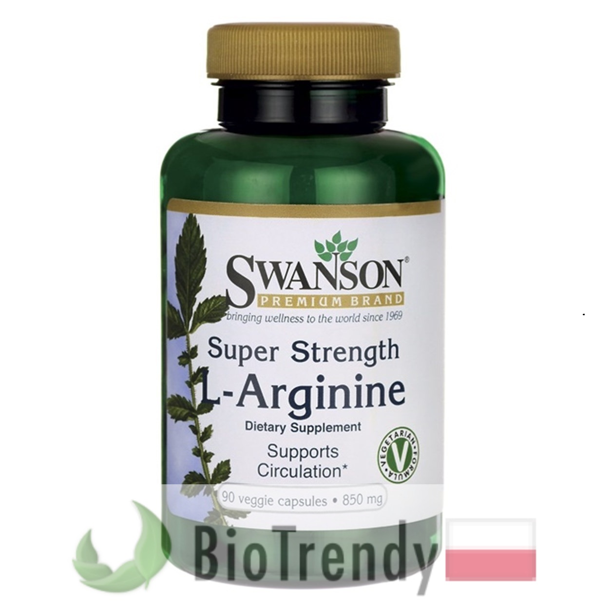 BioTrendy - Swanson L-arginina Forte 850 mg PL - tabletki na sprawnosc seksualna – tabletki na potencje BioTrendy - Swanson L-arginina Forte 850 mg PL - tabletki na sprawnosc seksualna – tabletki na potencje