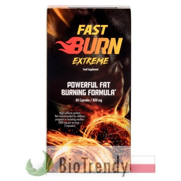 BioTrendy - Fast Burn Extreme PL - tabletki na odchudzanie - tabletki odchudzajace