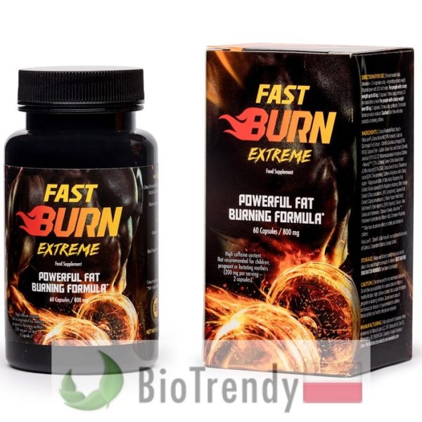 BioTrendy - Fast Burn Extreme PL - tabletki na odchudzanie - tabletki odchudzajace