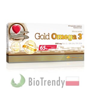 BioTrendy - Gold Omega 3 PL - nienasycone kwasy tłuszczowe - kwasy tłuszczowe omega 3