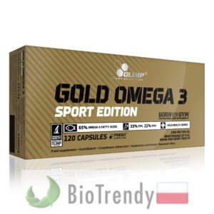 BioTrendy - Gold Omega 3 sport edition PL - nienasycone kwasy tłuszczowe - kwasy tłuszczowe omega 3