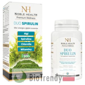 BioTrendy - Noble Health Duo Spirulin PL - tabletki na oczyszczanie organizmu - oczyszczanie organizmu z toksyn