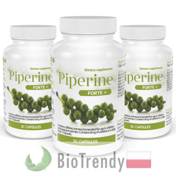 BioTrendy - Piperine Forte Plus PL - tabletki na odchudzanie - tabletki odchudzajace