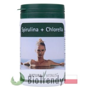 BioTrendy - Spirulina + Chlorella PL - tabletki na oczyszczanie organizmu - oczyszczanie organizmu z toksyn