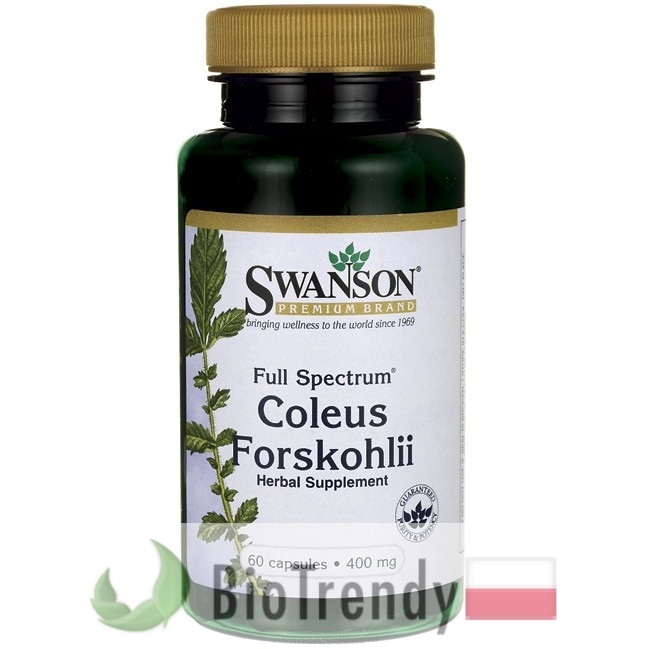 BioTrendy - Swanson Full Spectrum Coleus Forskohlii PL - tabletki na odchudzanie - tabletki odchudzajace BioTrendy - Swanson Full Spectrum Coleus Forskohlii PL - tabletki na odchudzanie - tabletki odchudzajace