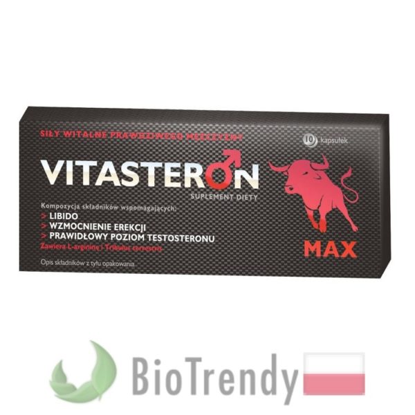BioTrendy - Vitasteron Max PL - tabletki na erekcje – tabletki na potencje