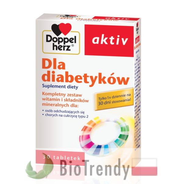 BioTrendy - Doppelherz aktiv Dla diabetyków PL - tabletki z witaminami – tabletki z mineralami