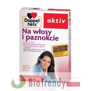 BioTrendy - Doppelherz aktiv Na Włosy i Paznokcie PL - tabletki na wlosy – wypadanie wlosow - mocne wlosy