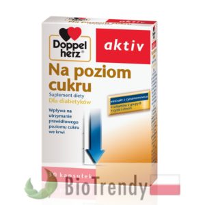 BioTrendy - Doppelherz aktiv Na poziom cukru PL - tabletki regulujące poziom cukru - tabletki na cukier